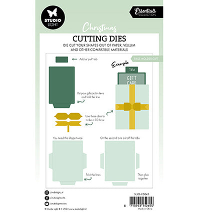 SL Cutting Dies Pass holder gift Essentials no.845