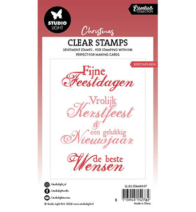 SL Clear Stamp Christmas wishes Essentials no.697