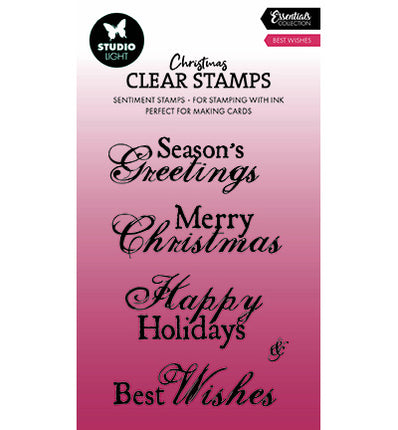 SL Clear Stamp Best Wishes Essentials no.698