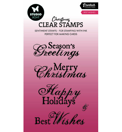 SL Clear Stamp Best Wishes Essentials no.698