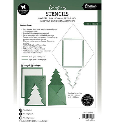 SL Stencil Tree Envelope Essentials No. 03
