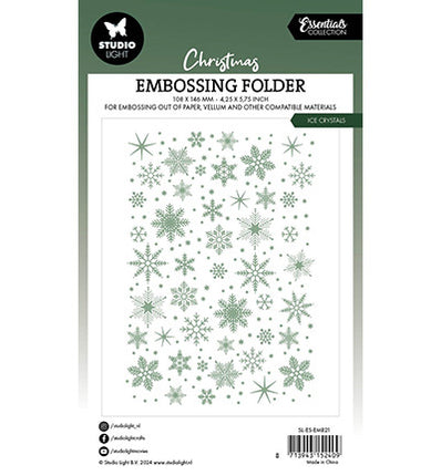SL Embossing Folder Ice crystals Essentials no.21
