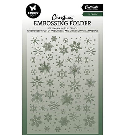 SL Embossing Folder Ice crystals Essentials no.21