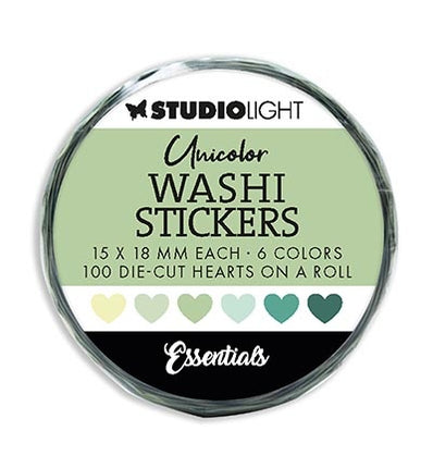 SL Washi Die-cut Stickers Greens Essentials no. 19