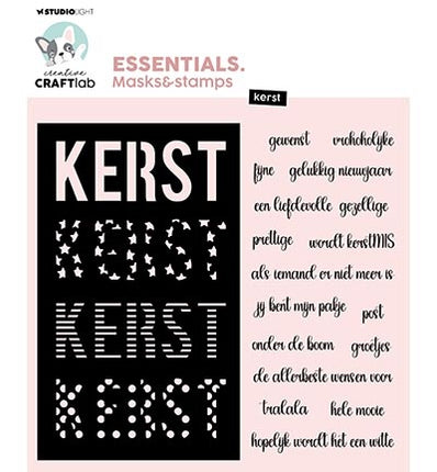 CCL Mask & stamps Christmas Essentials no.09