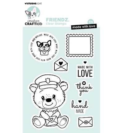 CCL Clear Stamp EN Made with love Friendz no.709