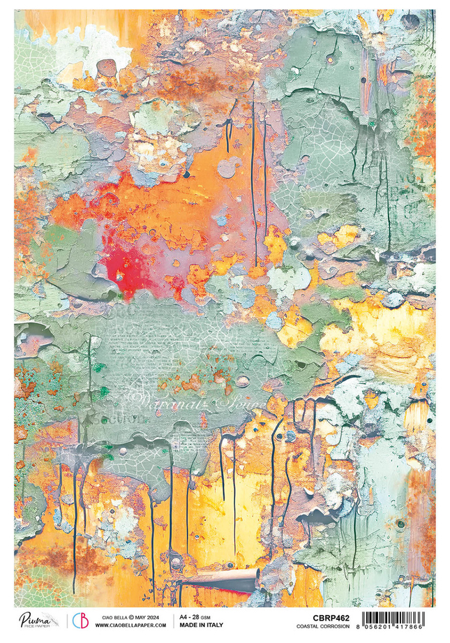 Rice Paper A4 Coastal Corrosion
