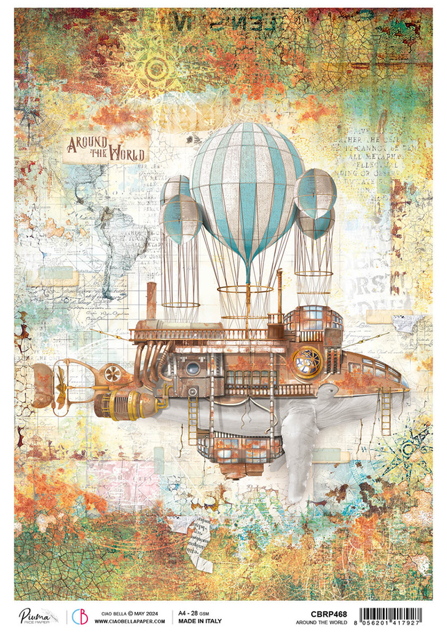 Rice Paper A4 Around the World