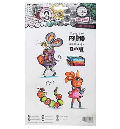 ABM Clear Stamp Smart bookworm Signature Collection nr.699