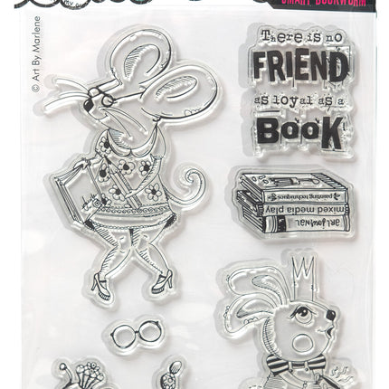 ABM Clear Stamp Smart bookworm Signature Collection nr.699