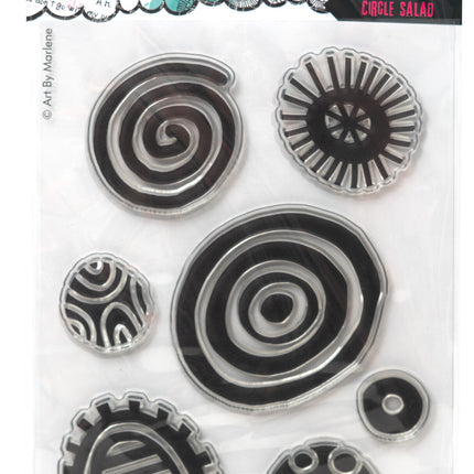 ABM Clear Stamp Circle Salad Signature Collection nr.714