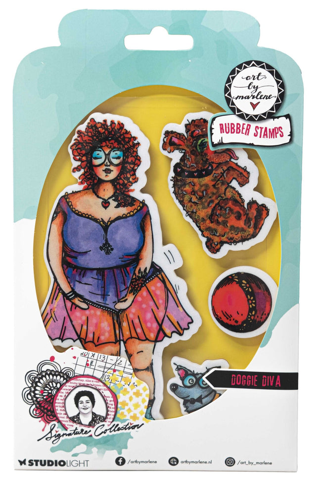 ABM Cling Stamp Doggie diva Signature Collection nr.701