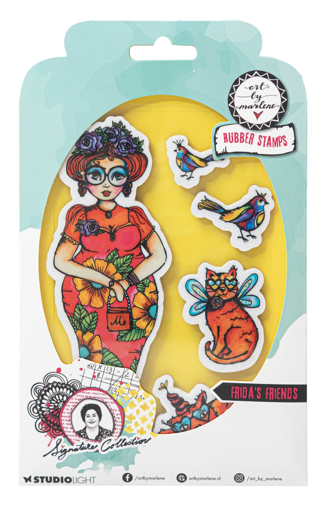 ABM Cling Stamp Frida's friends Signature Collection nr.702