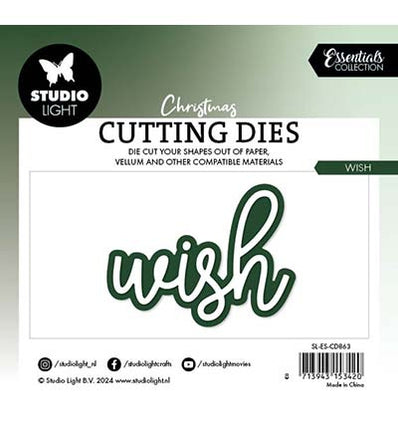 SL Cutting Dies Wish Essentials no.863