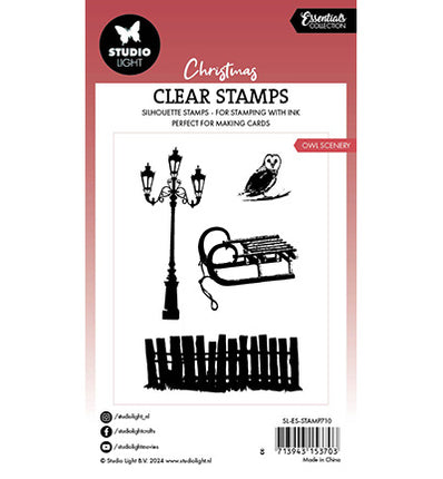 SL Clear Stamp Owl Scenery Essentials no.710