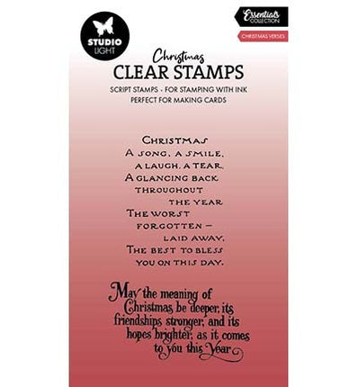 SL Clear Stamp Christmas Verses Essentials no.713