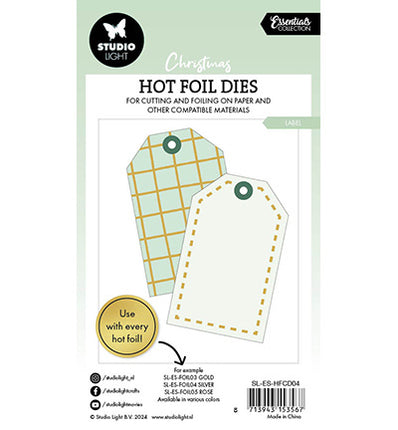 SL Hot Foil Dies Label Essentials no.04