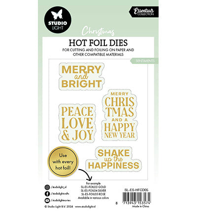 SL Hot Foil Dies Sentiments Essentials no.05