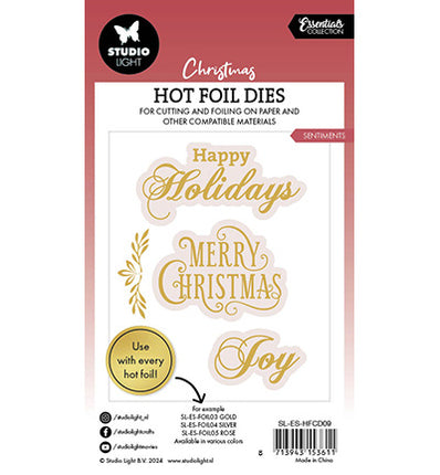 SL Hot Foil Dies Sentiments Essentials no.09