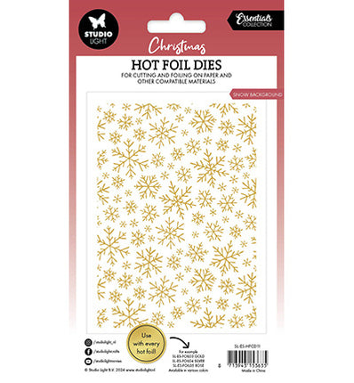 SL Hot Foil Dies Snow background Essentials no.11