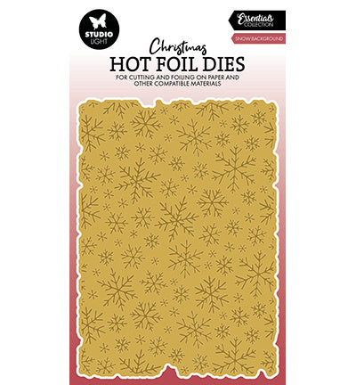 SL Hot Foil Dies Snow background Essentials no.11