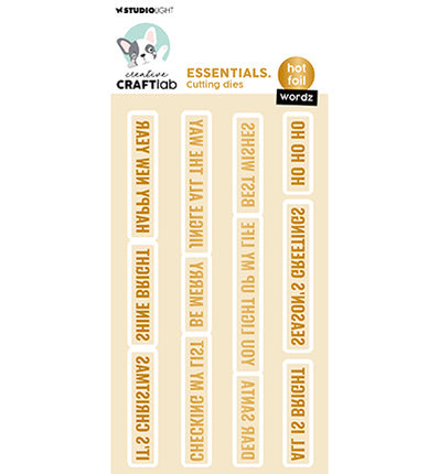 CCL Hot Foil Cutting Die Wordz Essentials no.12
