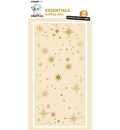 CCL Hot Foil Cutting Die Slimline Starry Night Essentials no.13