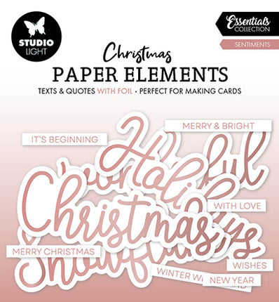SL Paper Elements Rosegold Sentiments Essentials no.14