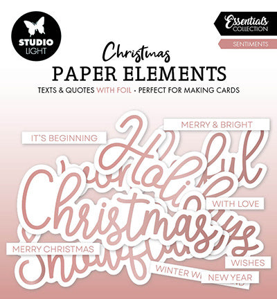 SL Paper Elements Rosegold Sentiments Essentials no.14