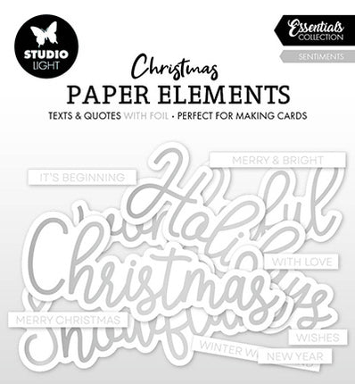 SL Paper Elements Silver Sentiments Essentials no.15