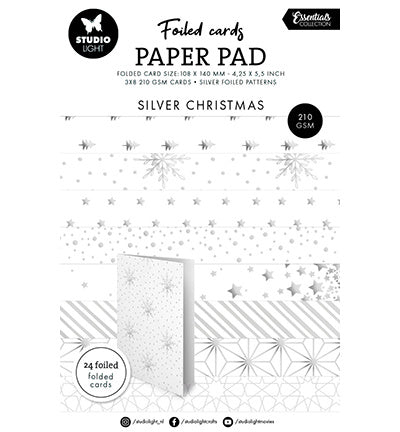 SL Foiled Cards Silver patterns Essentials no.224