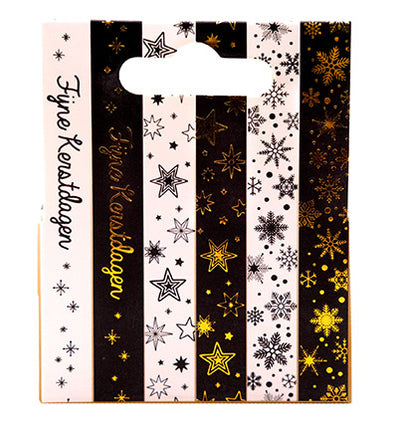 SL Washi tape Black/white - NL - Gold Essentials no.25