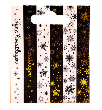 SL Washi tape Black/white - NL - Gold Essentials no.25