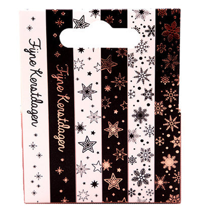 SL Washi tape Black/white - NL - Rose gold Essentials no.27