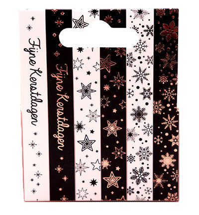 SL Washi tape Black/white - NL - Rose gold Essentials no.27