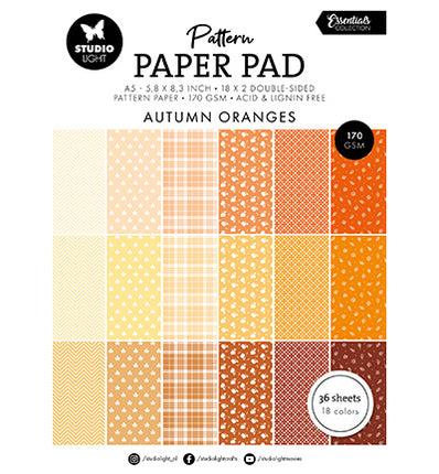 SL Pattern paper pad Shades of orange Essentials no. 234