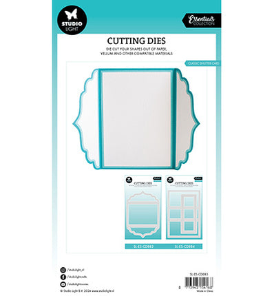 SL Cutting Dies Classic shutter card Essentials no. 883