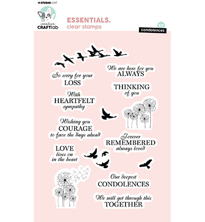 CCL Clear Stamp EN Condolences Essentials no.725
