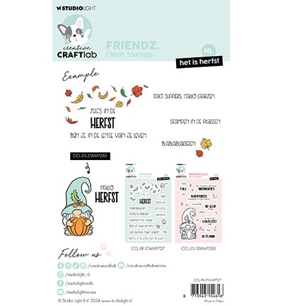 CCL Clear Stamp It Is Autumn Friendz no.727