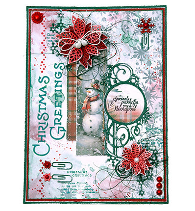 JMA Mask Snowy Border Festive Nostalgia no.303