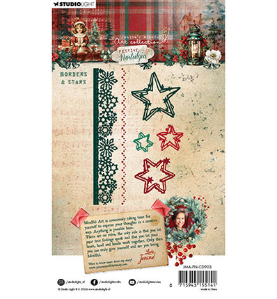 JMA Cutting Die Borders & Stars Festive Nostalgia no.903