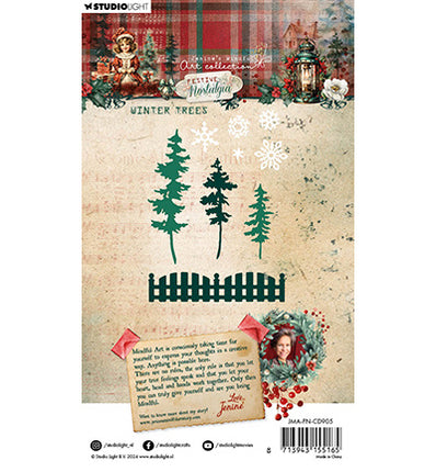 JMA Cutting Die Winter Trees Festive Nostalgia no.905