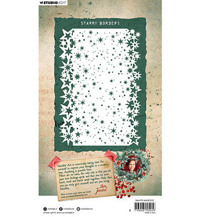 JMA Mask Starry Borders Festive Nostalgia no.302