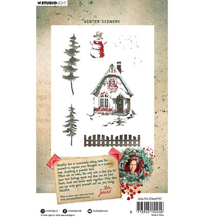 JMA Clear Stamp Winter Scenery Festive Nostalgia no.751