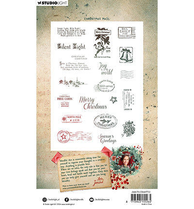 JMA Clear Stamp Christmas mail Festive Nostalgia no.753