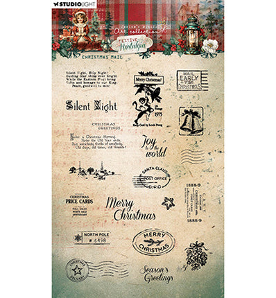 JMA Clear Stamp Christmas mail Festive Nostalgia no.753