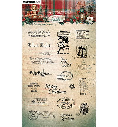 JMA Clear Stamp Christmas mail Festive Nostalgia no.753