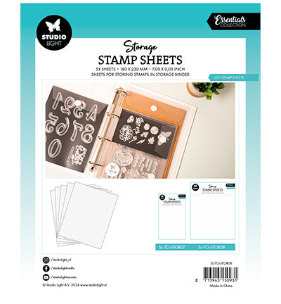 SL Storage Stamp sheet A5+ sheet Essentials no. 08