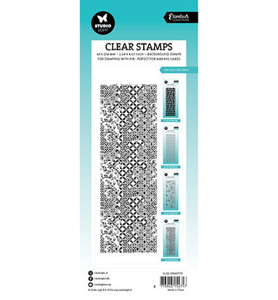 SL Clear Stamp Grungy pattern Essentials no.731