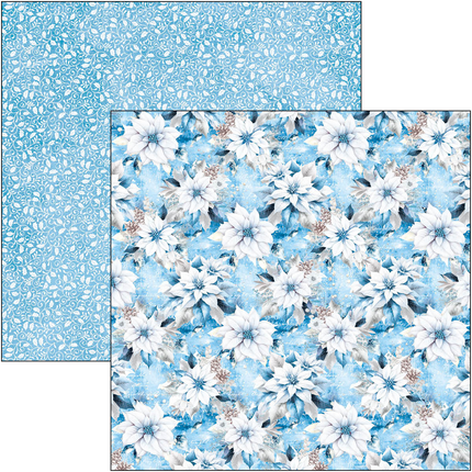 ELEGANCE OF BLUE PAD 8"X8" 12/PKG